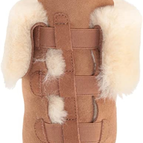 Mark Nason Los Angeles Bliss Genuine Sheep Shearling Fur Chestnut Suede Boot 6.5 - Picture 7 of 15